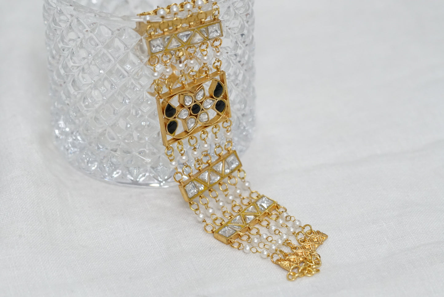 Kundan Bracelet (3-365)(R)(PREORDER)