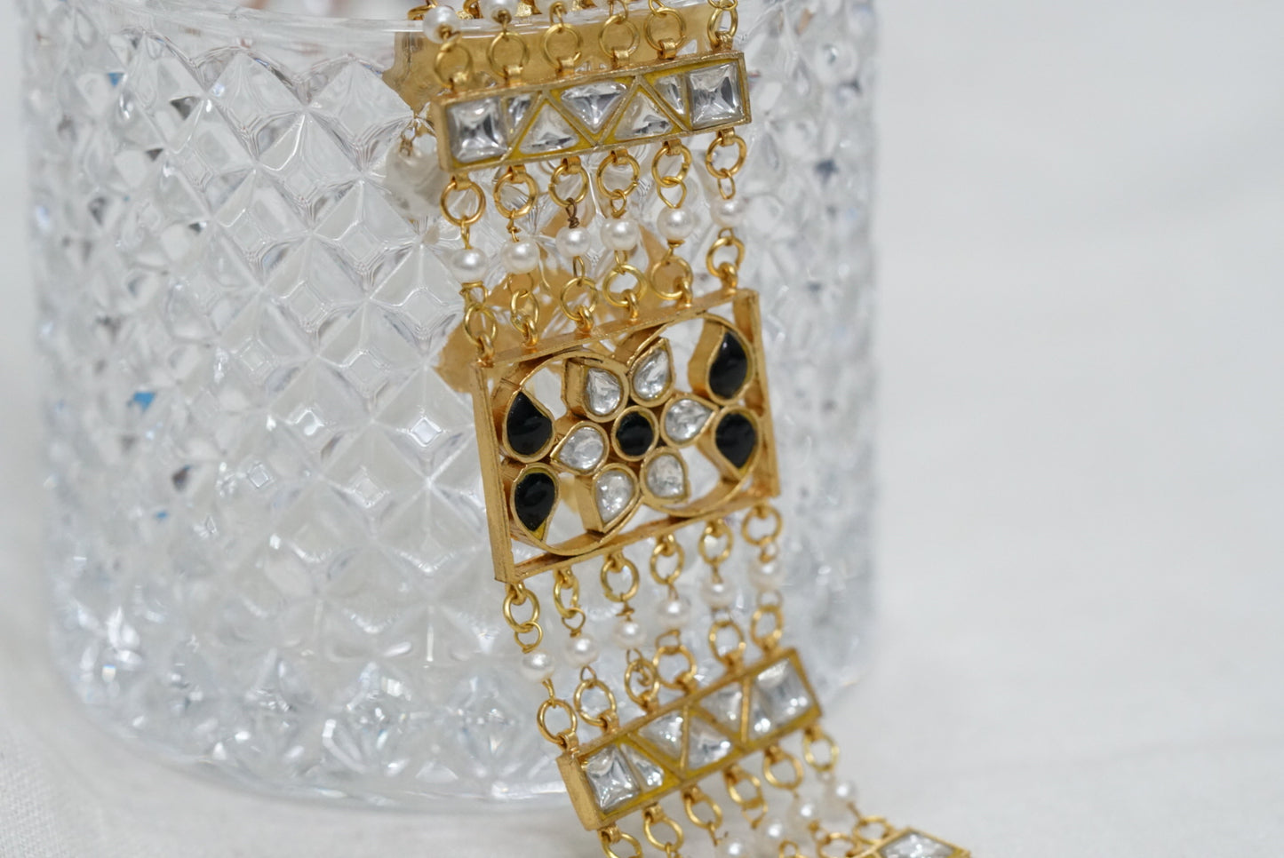 Kundan Bracelet (3-365)(R)(PREORDER)