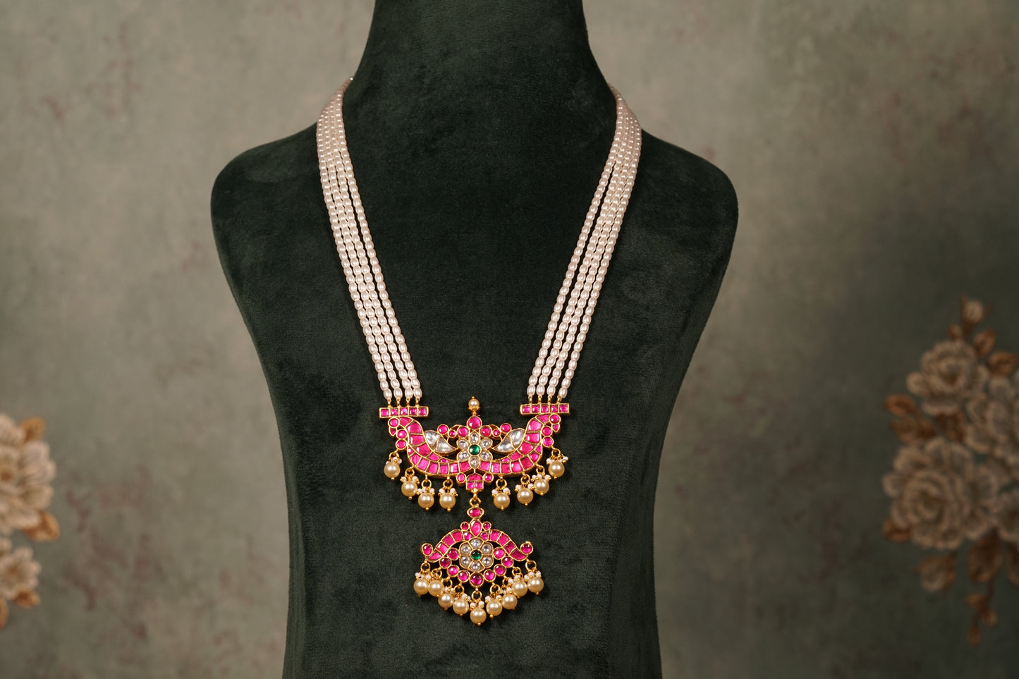Kundan Pendant (4-8228)(K)(preorder)