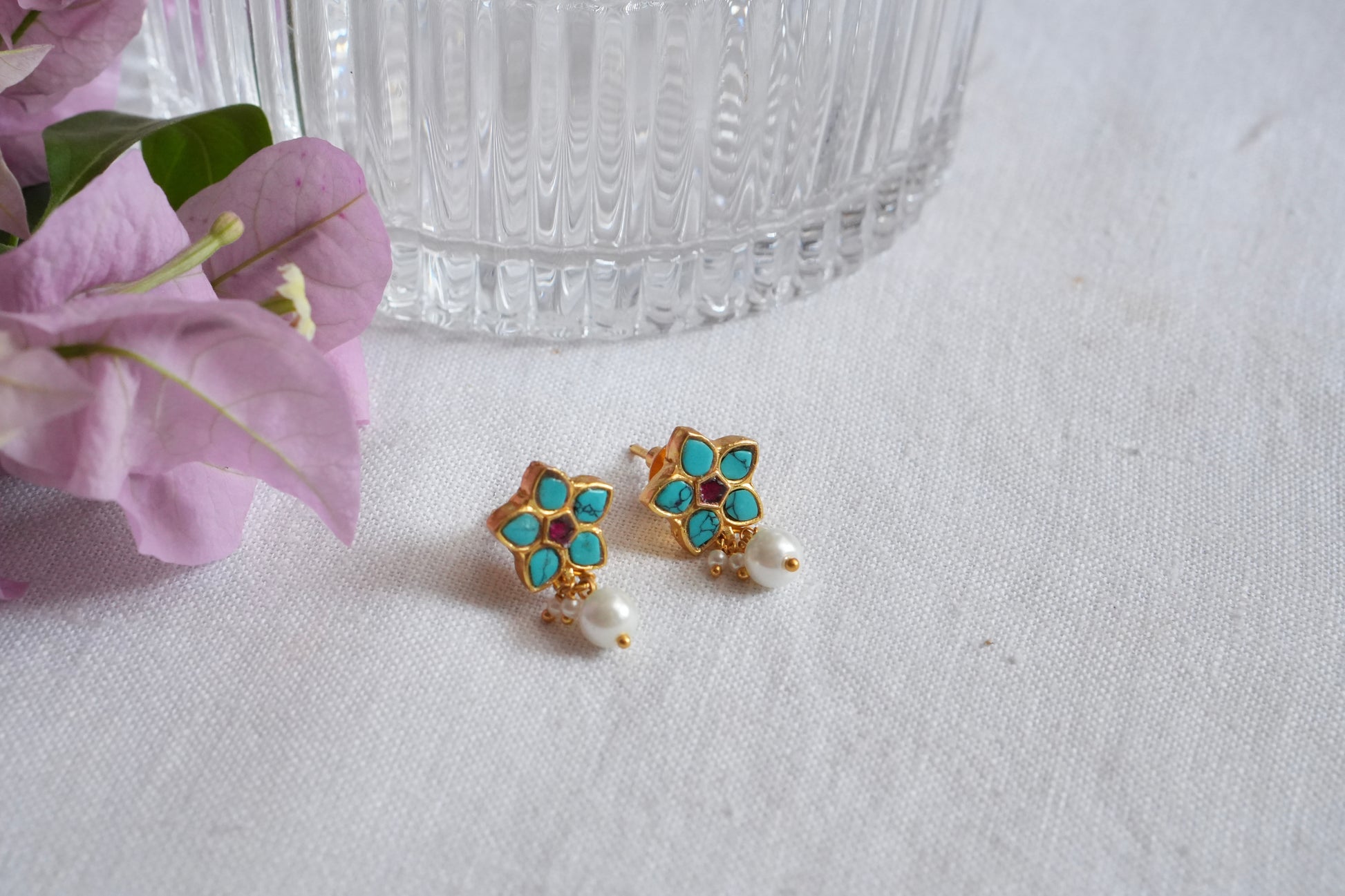 Kundan Studs (1-5115)(B) - JEWELSTYLE