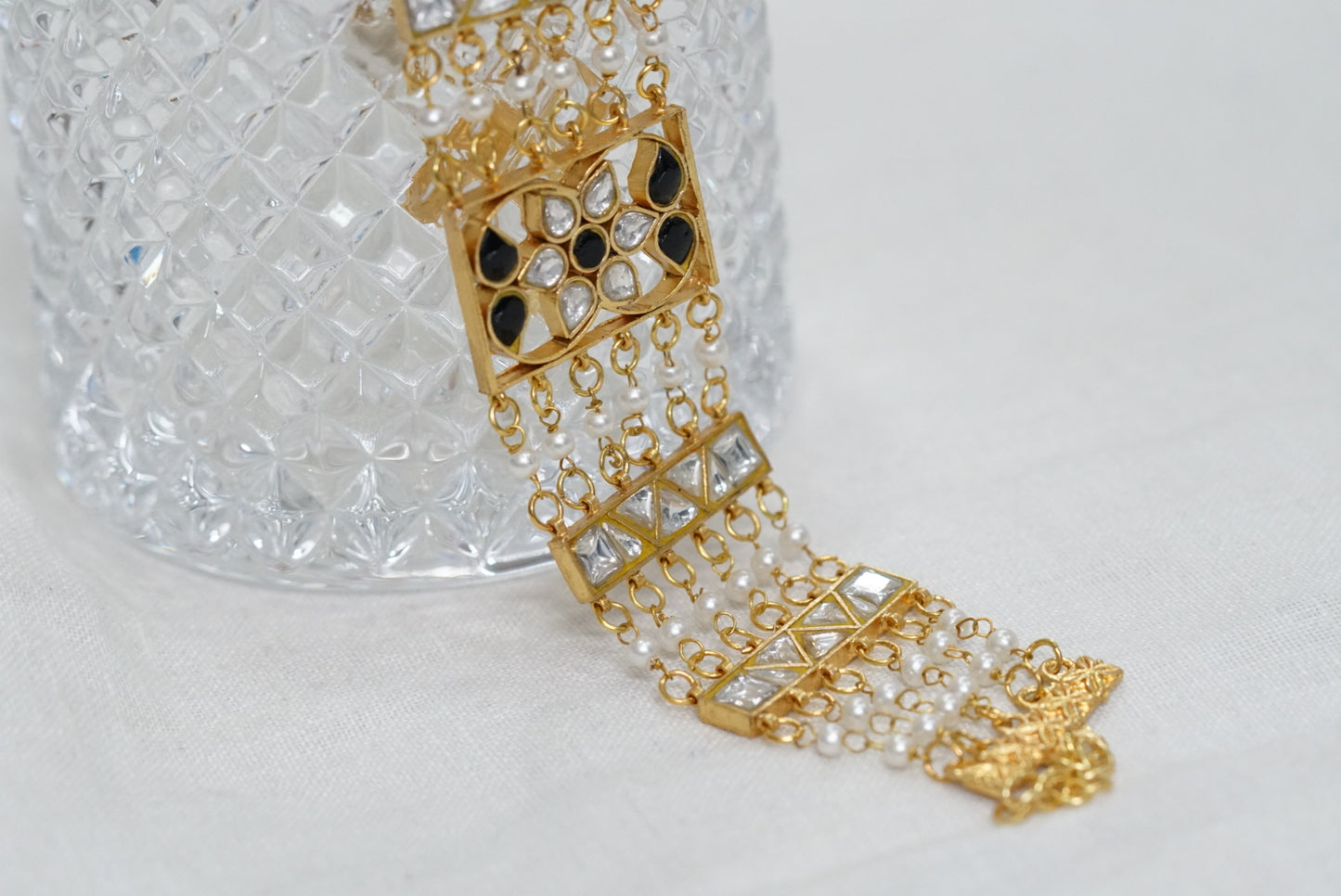 Kundan Bracelet (3-365)(R)(PREORDER)