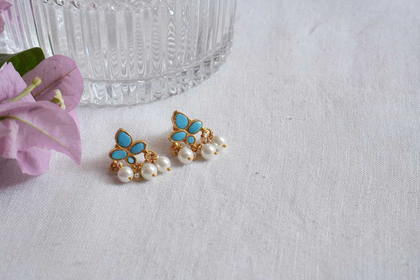 Turquoise  Studs (1-5109)(B) - JEWELSTYLE