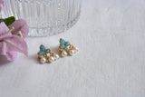 Turquoise  Studs (1-5109)(B) - JEWELSTYLE