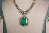 Polki Necklace set (4-8571)(B)