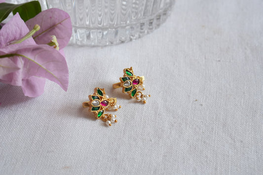 Kundan Bugadi Earrings (1-5106)(B) - JEWELSTYLE