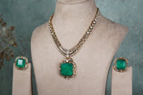 Polki Necklace set (4-8571)(B)
