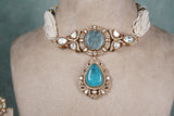 Polki Choker set (4-8575)(B)