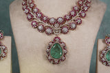 Polki Necklace set (4-8570)(B)