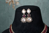Polki Necklace set (4-8567)(B)