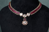 Polki Necklace set (4-8567)(B)