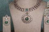 Polki Necklace set (4-8566)(B)