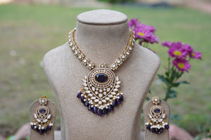 Polki Amethyst set (4-7806) (B)