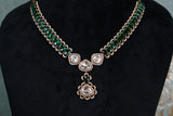 Polki Necklace set (4-8568)(B)