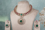 Polki Necklace set (4-8565)(B)