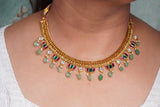 Lotus Kundan Necklace  (4-7801) (K)