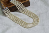 5 line Pearl necklace (4-5753)(F)