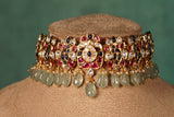 Polki Choker Set (4-8263)(B)