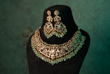 Polki Necklace set(4-8214) (B)