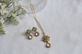 Polki Pendant Set  (4-9041)(B) - JEWELSTYLE