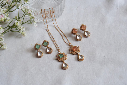 Polki Pendant Set  (4-9041)(B)