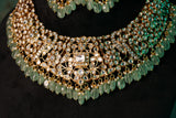 Polki Necklace set(4-8214) (B)