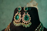 Polki Necklace set(4-8213) (B)