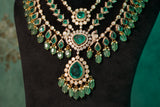 Polki Necklace set(4-8213) (B)