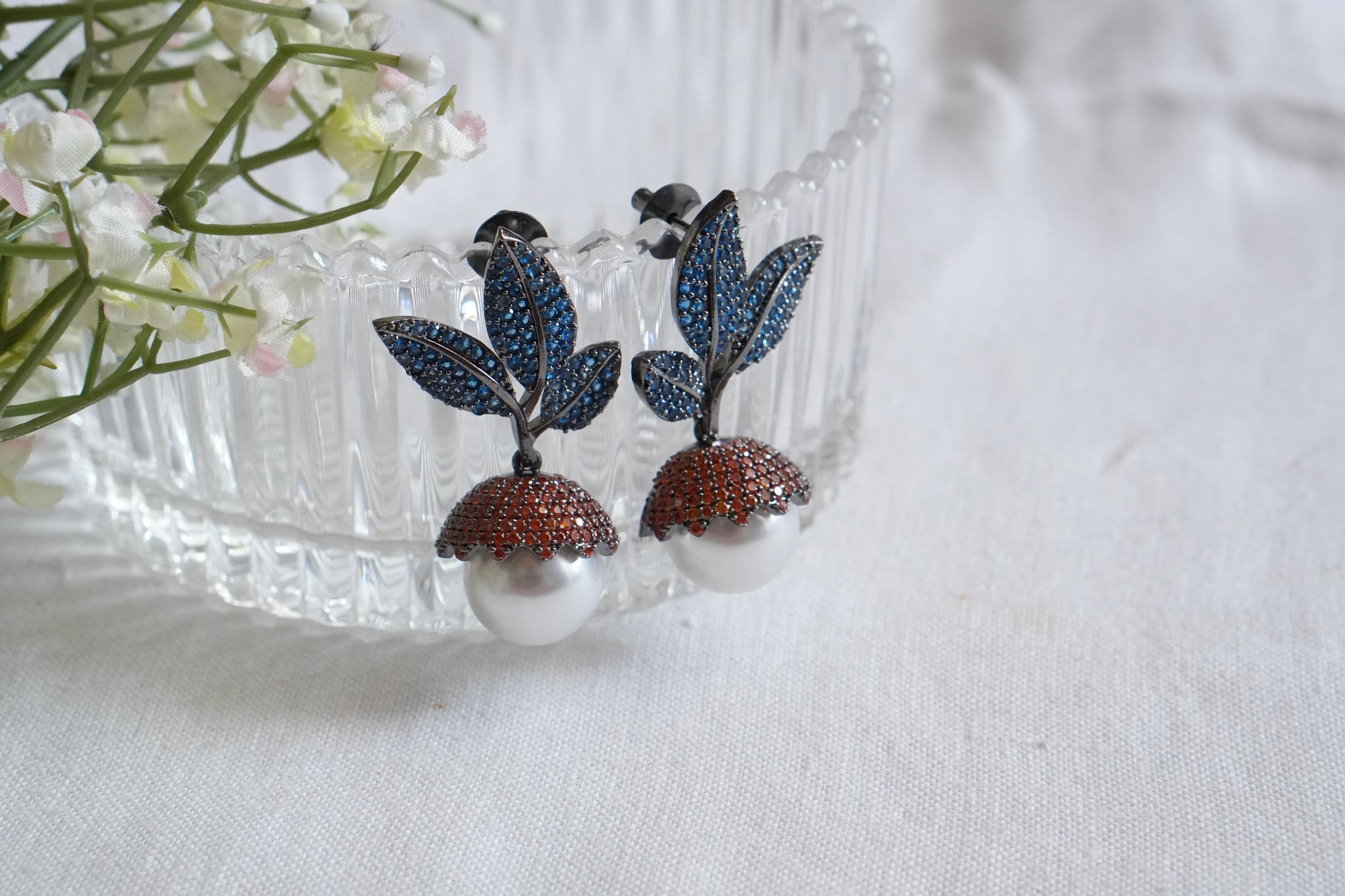 AD Earrings (1-5114)(B) - JEWELSTYLE