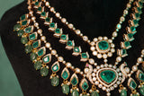 Polki Necklace set(4-8213) (B)