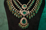 Polki Necklace set(4-8213) (B)