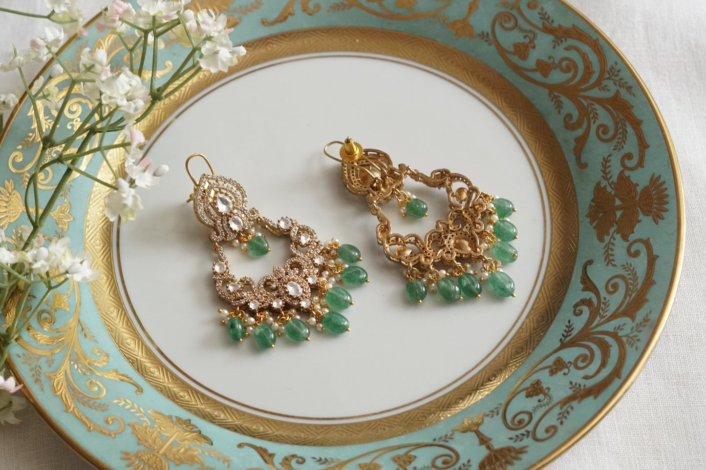 Polki earrings (1-5189)(B)