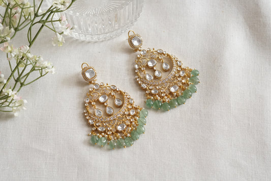 Polki chandbali earrings (1-5188)(B)