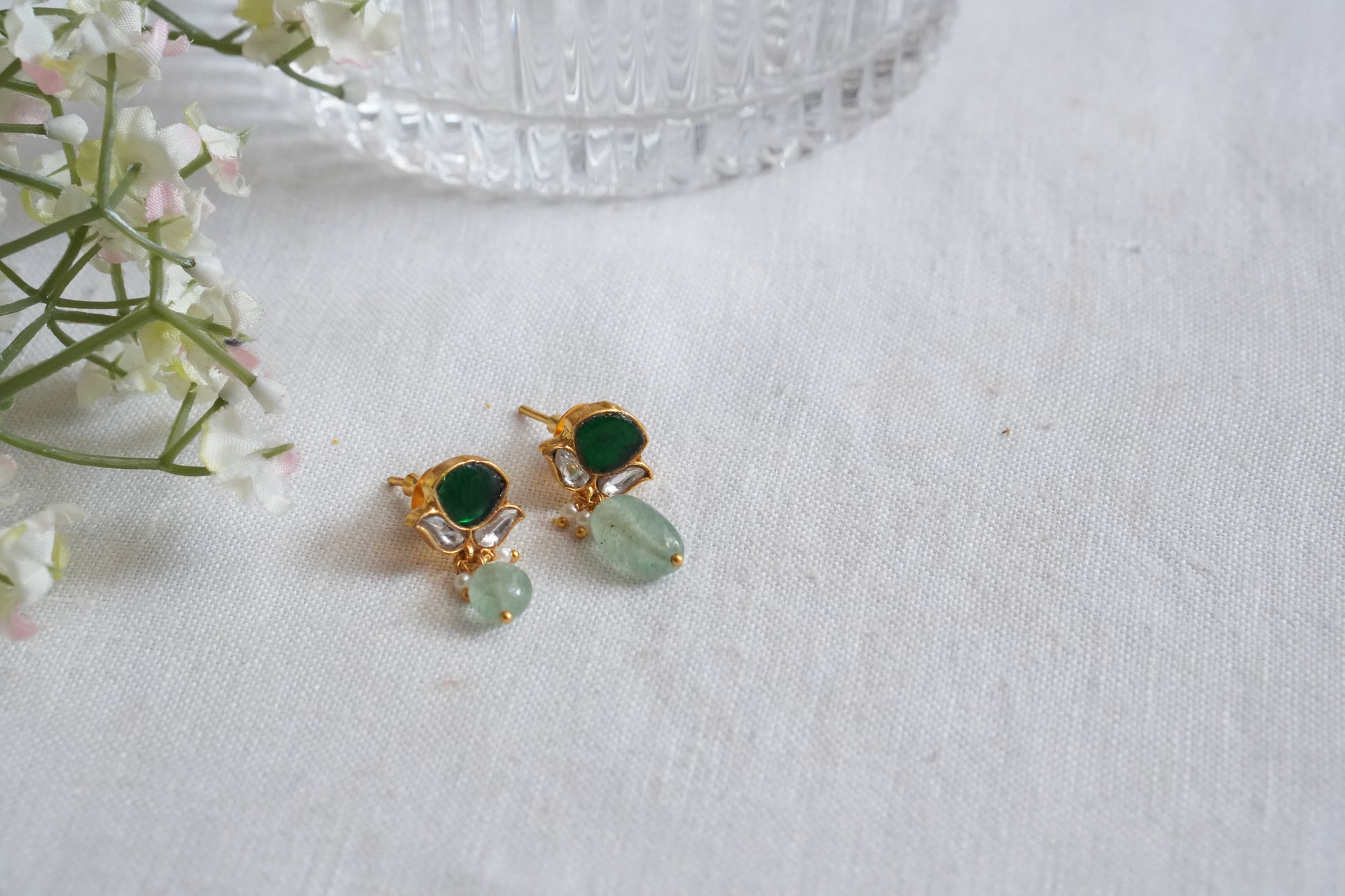 Kundan  Studs (1-5107)(B) - JEWELSTYLE