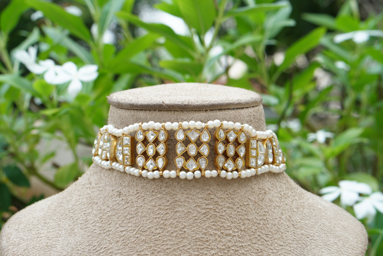 Kundan Choker (4-7502)(R)(PREORDER) - JEWELSTYLE