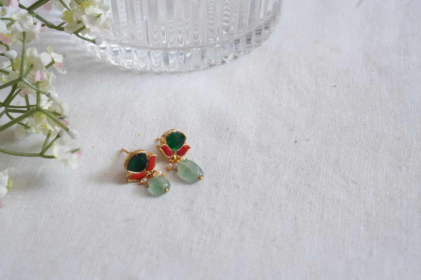 Kundan  Studs (1-5107)(B) - JEWELSTYLE