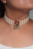 Nakshi kundan choker(4-7739)(K)