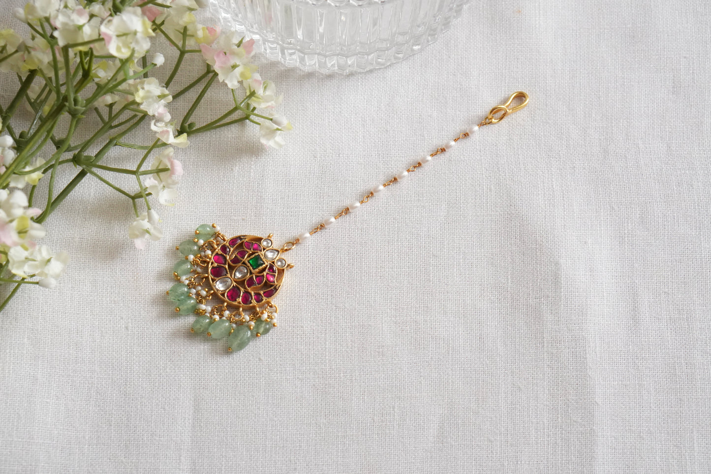 Kundan Maangtikka (5-1708)(K) - JEWELSTYLE