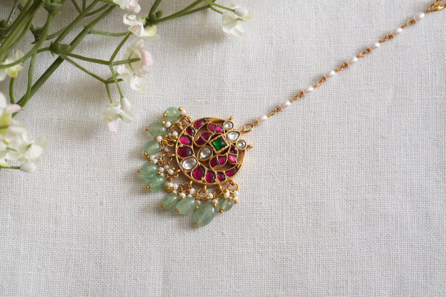 Kundan Maangtikka (5-1708)(K) - JEWELSTYLE