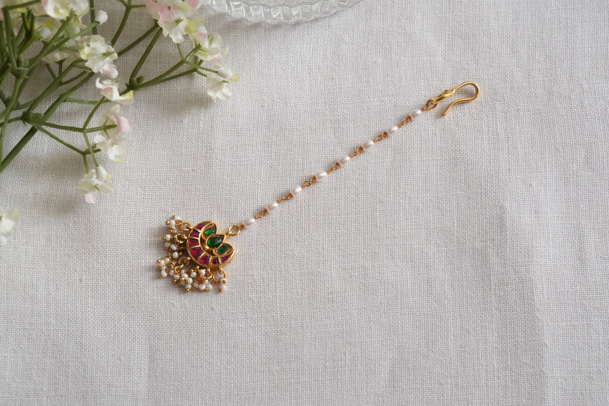 Kids Kundan Maangtikka (5-1707)(K) - JEWELSTYLE