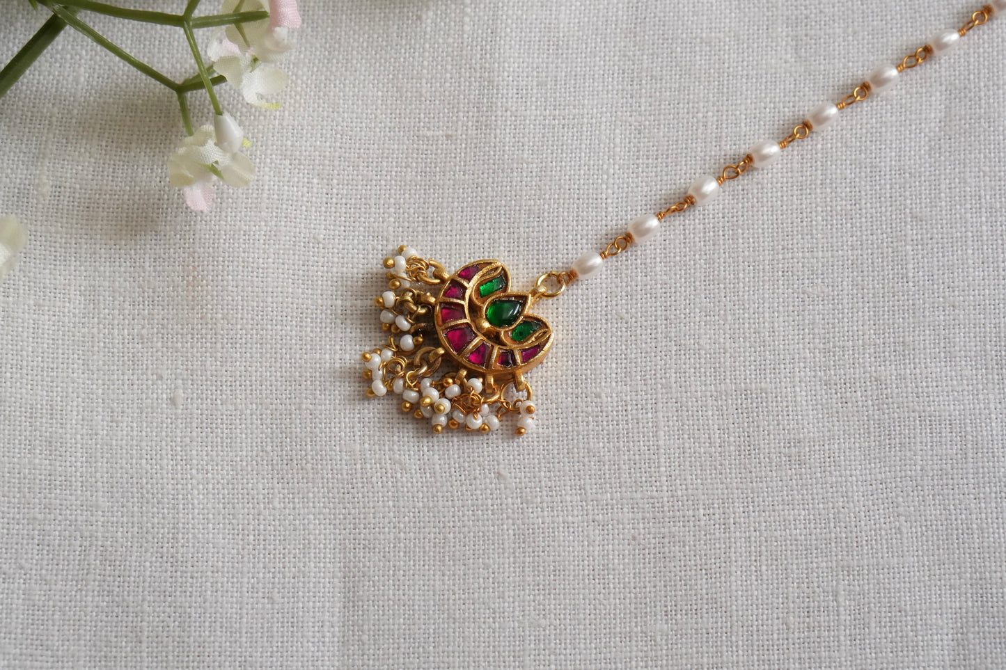 Kids Kundan Maangtikka (5-1707)(K) - JEWELSTYLE