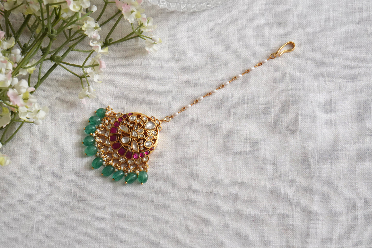 Kundan Maangtikka (5-1706)(K) - JEWELSTYLE