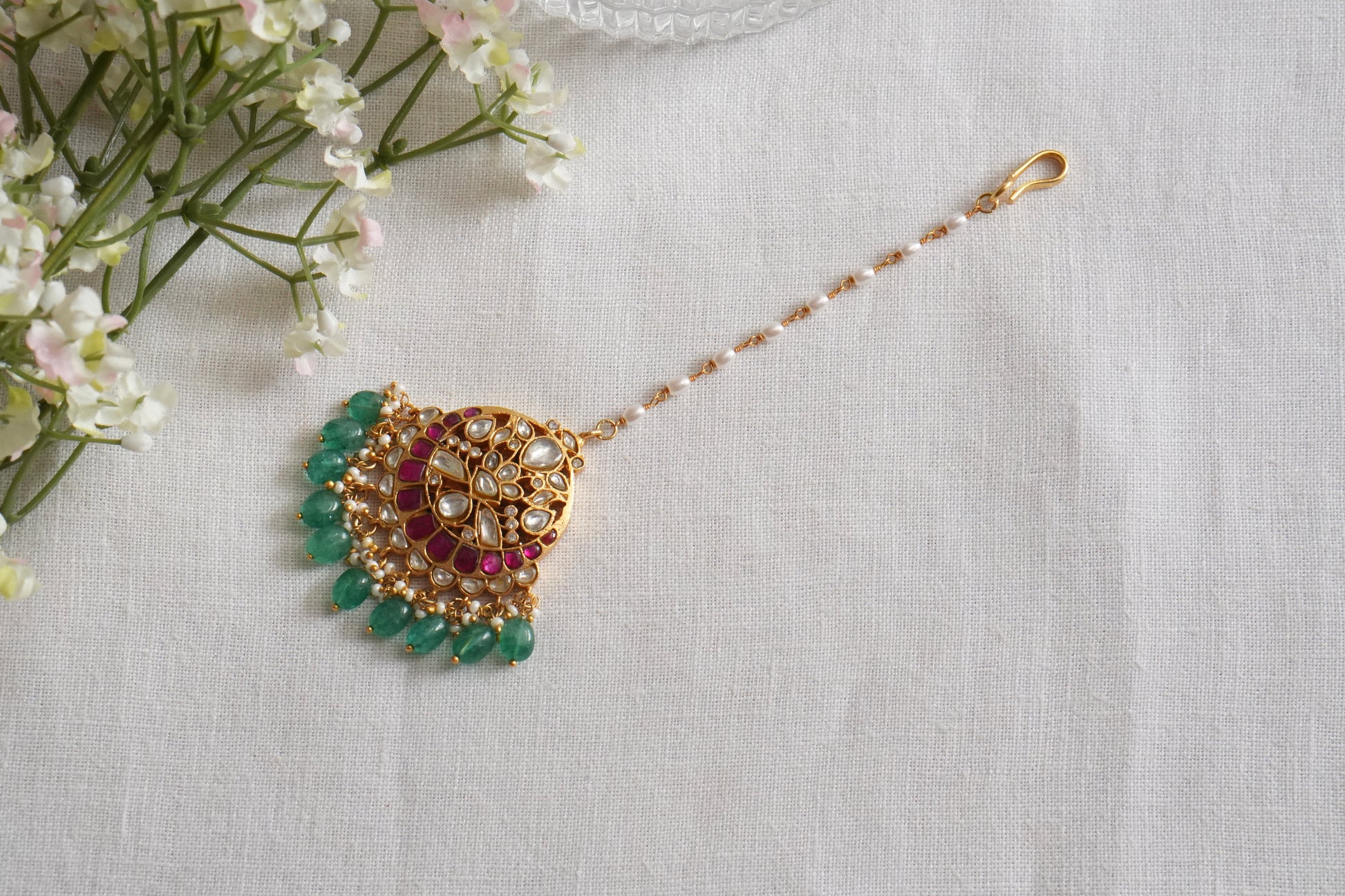 Kundan Maangtikka (5-1706)(K) - JEWELSTYLE