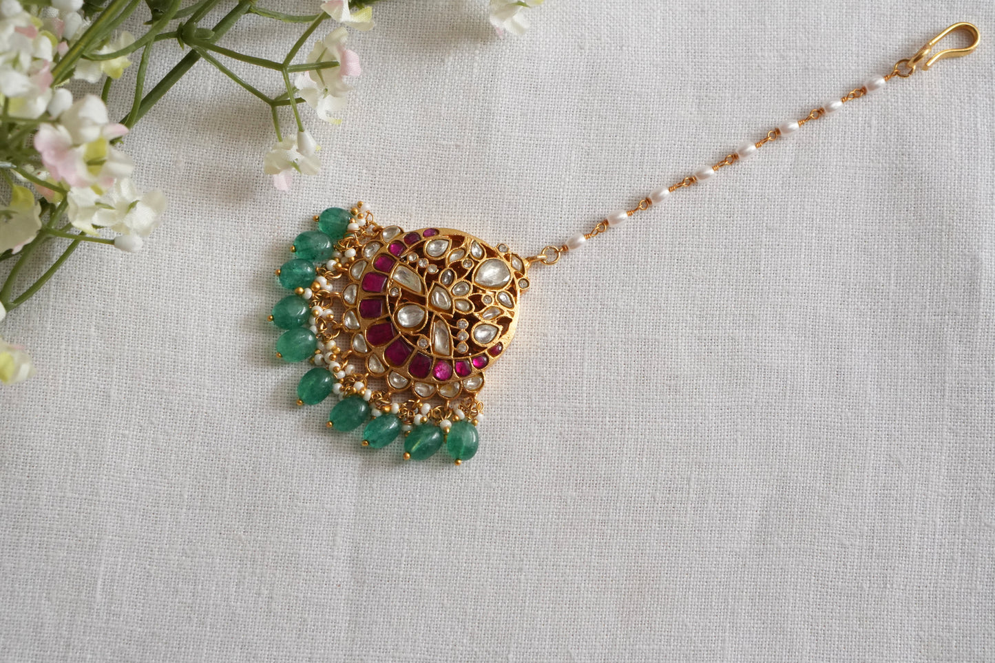 Kundan Maangtikka (5-1706)(K) - JEWELSTYLE