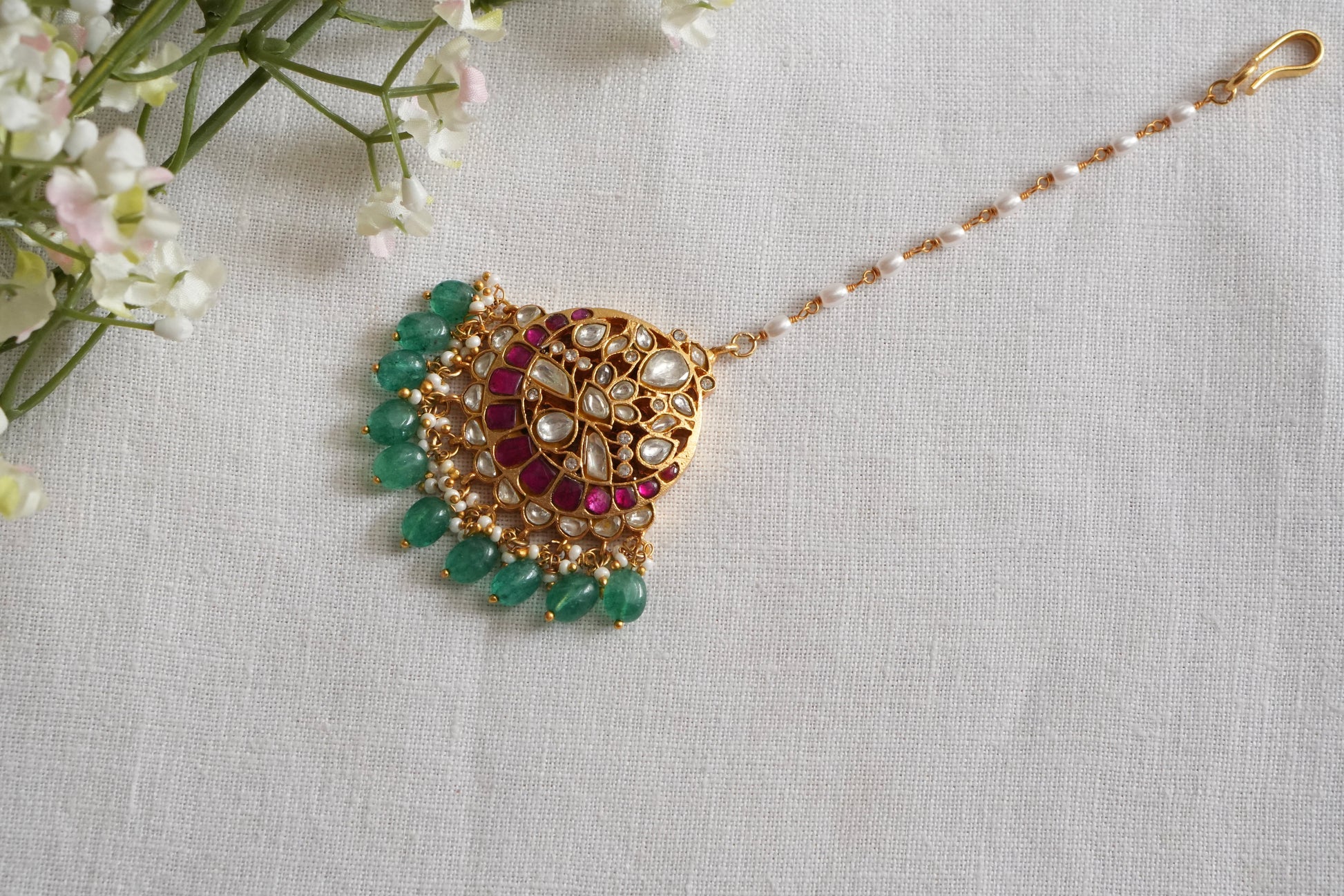Kundan Maangtikka (5-1706)(K) - JEWELSTYLE