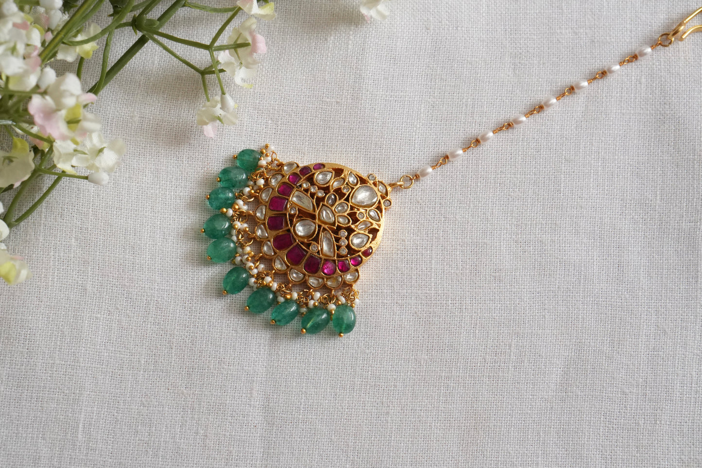 Kundan Maangtikka (5-1706)(K) - JEWELSTYLE