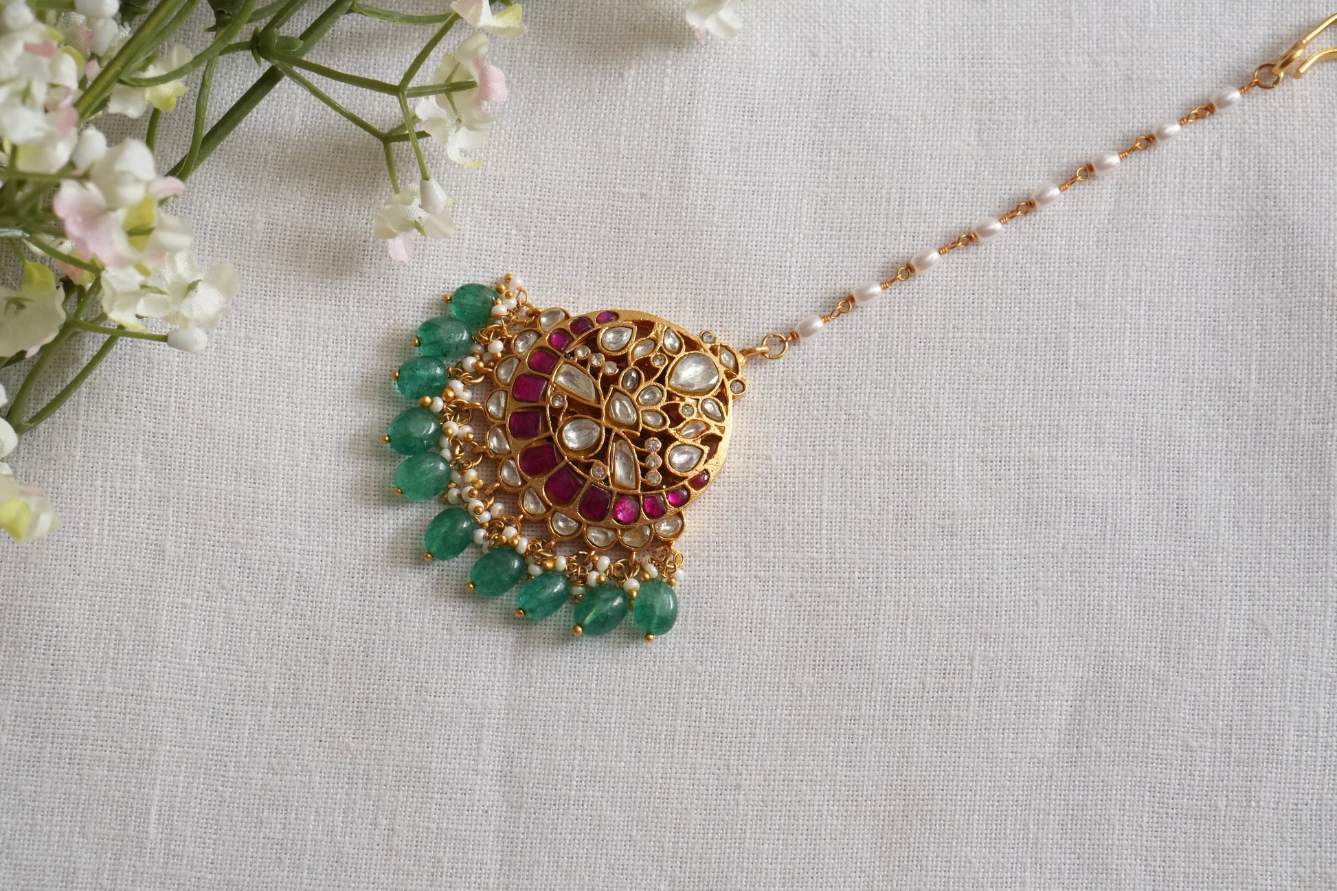 Kundan Maangtikka (5-1706)(K) - JEWELSTYLE