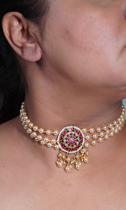 Kundan Choker (4-7794) (K)(PREORDER)