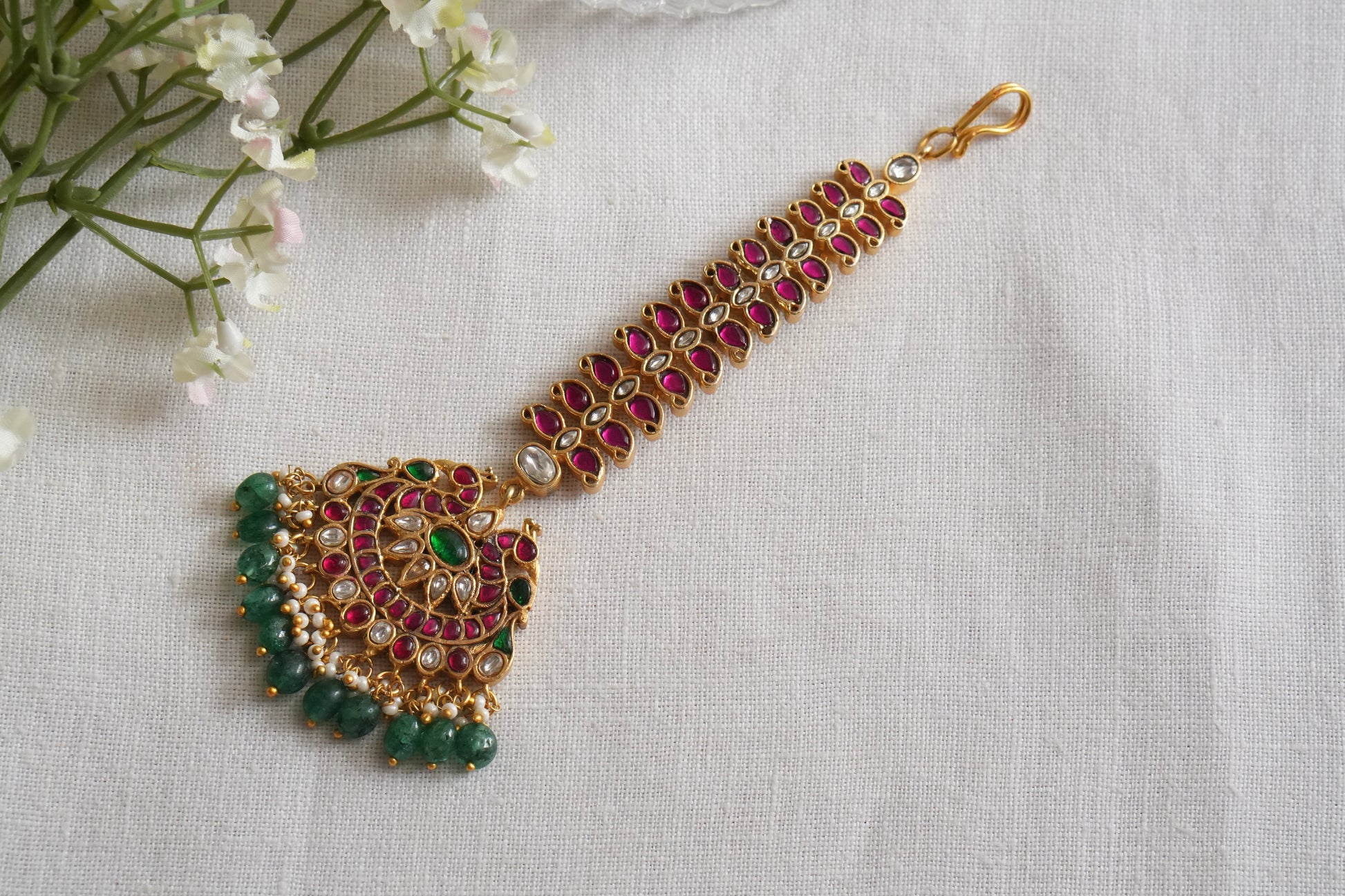 Kundan Maangtikka (5-1703)(K) - JEWELSTYLE
