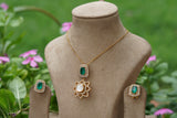 Polki pendant set (4-8209)(B)