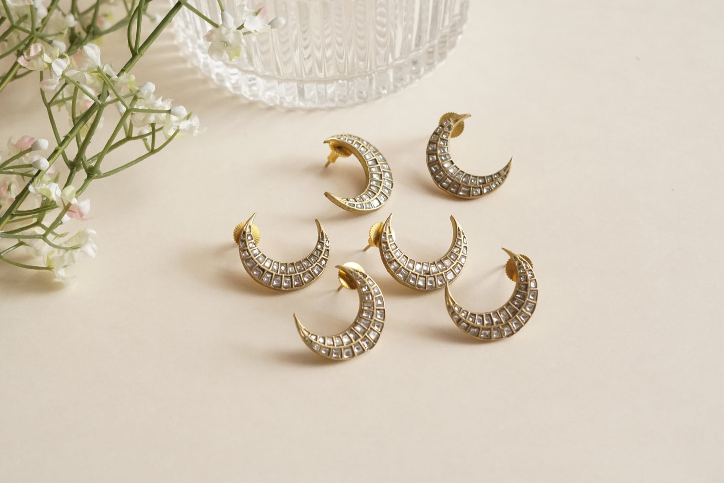 Chand kundan Studs (1-5184)(A)